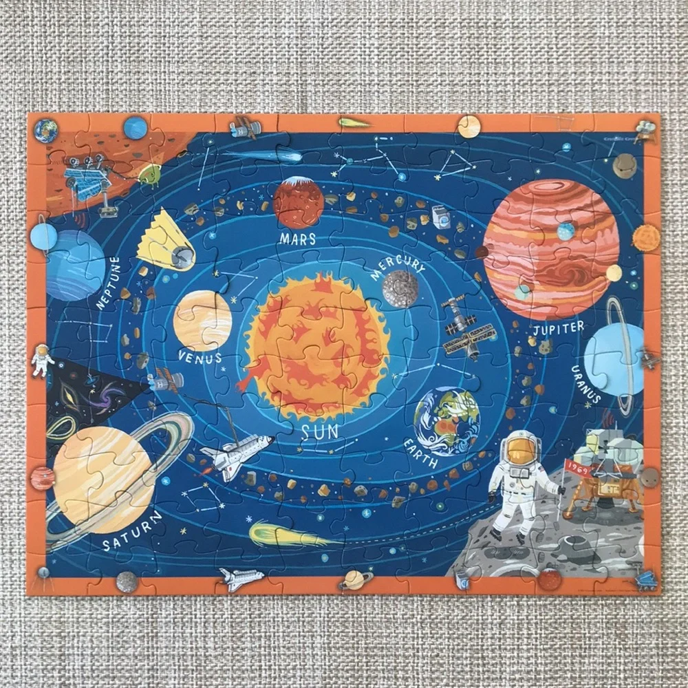 Crocodile Creek Space Puzzle